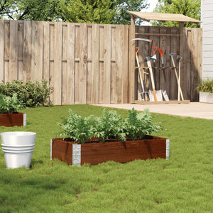 Pflanzkasten Braun 100x50 cm Kiefer Massivholz