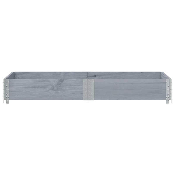 Grauer Pflanzkasten 150x100 cm