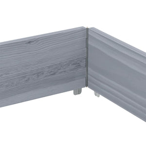 Grauer Pflanzkasten 150x100 cm