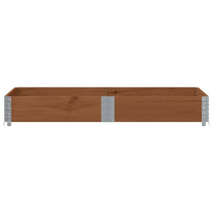 Pflanzkasten Braun 150x100 cm Kiefernholz