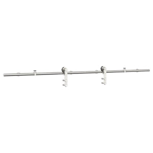 Schiebetürbeschlag-Set Edelstahl 200cm