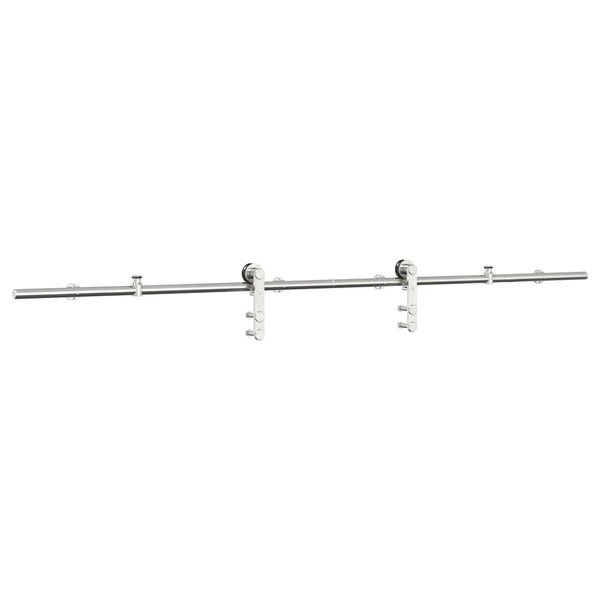 Schiebetürbeschlag-Set Edelstahl 200cm