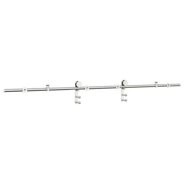 Schiebetürbeschlag-Set Edelstahl 200cm