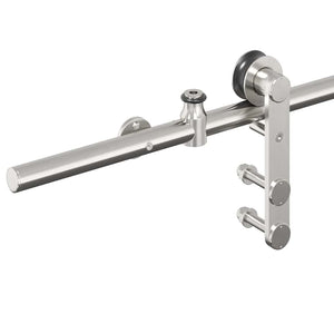 Schiebetürbeschlag-Set Edelstahl 200cm