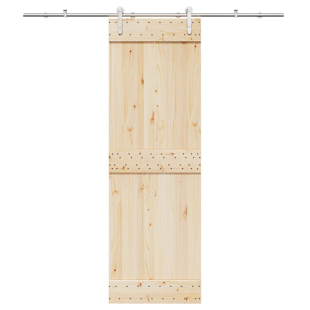 Schiebetürbeschlag-Set Edelstahl 200cm