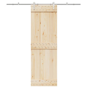 Schiebetürbeschlag-Set Edelstahl 200cm