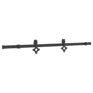 Schiebetürbeschlag-Set, 152.4cm, Schwarz