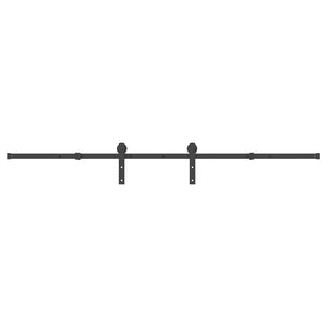 Schiebetürbeschlag Set 213,5cm Schwarz