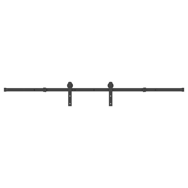 Schiebetürbeschlag Set 213,5cm Schwarz