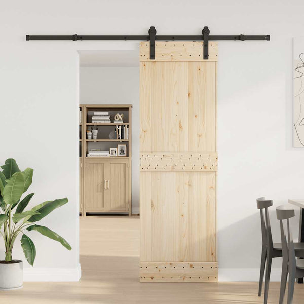 Schiebetürbeschlag Set 213,5cm Schwarz