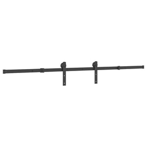 Schiebetürbeschlag Set 213,5cm Schwarz