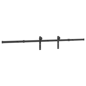 Schiebetürbeschlag Set 213,5cm Schwarz