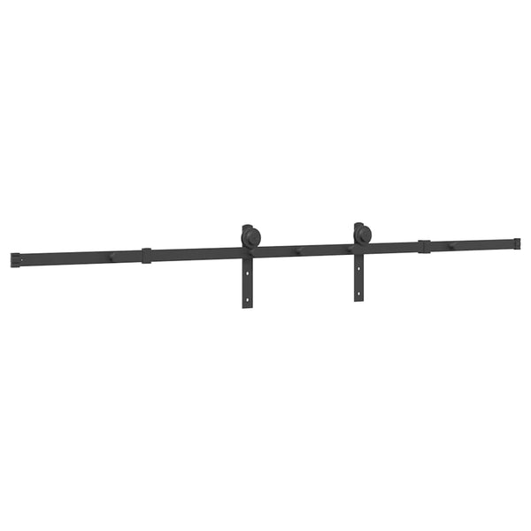 Schiebetürbeschlag Set 213,5cm Schwarz