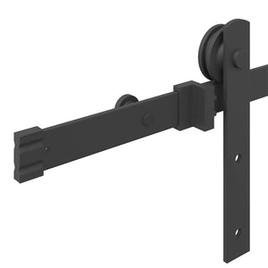 Schiebetürbeschlag Set 213,5cm Schwarz