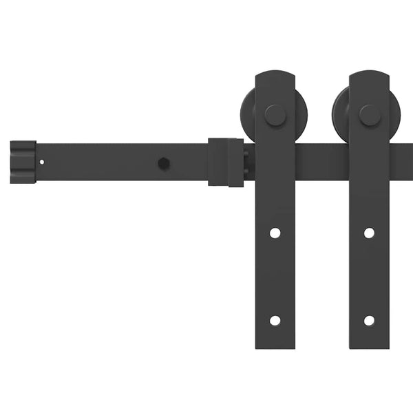 Schiebetürbeschlag Set 213,5cm Schwarz