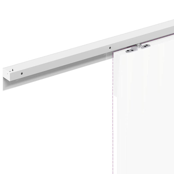 Schiebetürbeschlag Set 200cm Silber