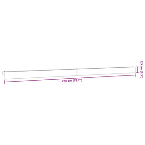 Schiebetürbeschlag Set 200cm Silber