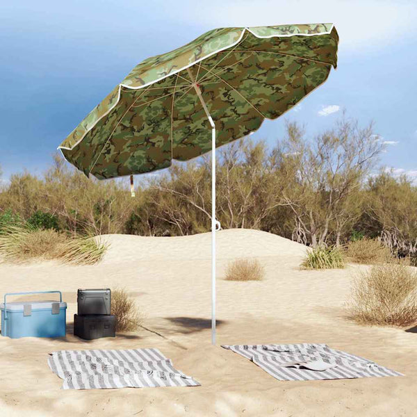 Strandsonnenschirm Tarnung 263x263x272 cm