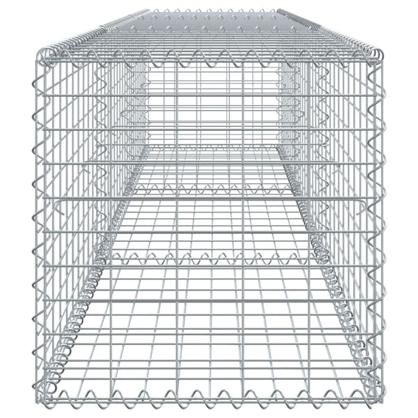 Gabione mit Deckel 300x50x50 cm