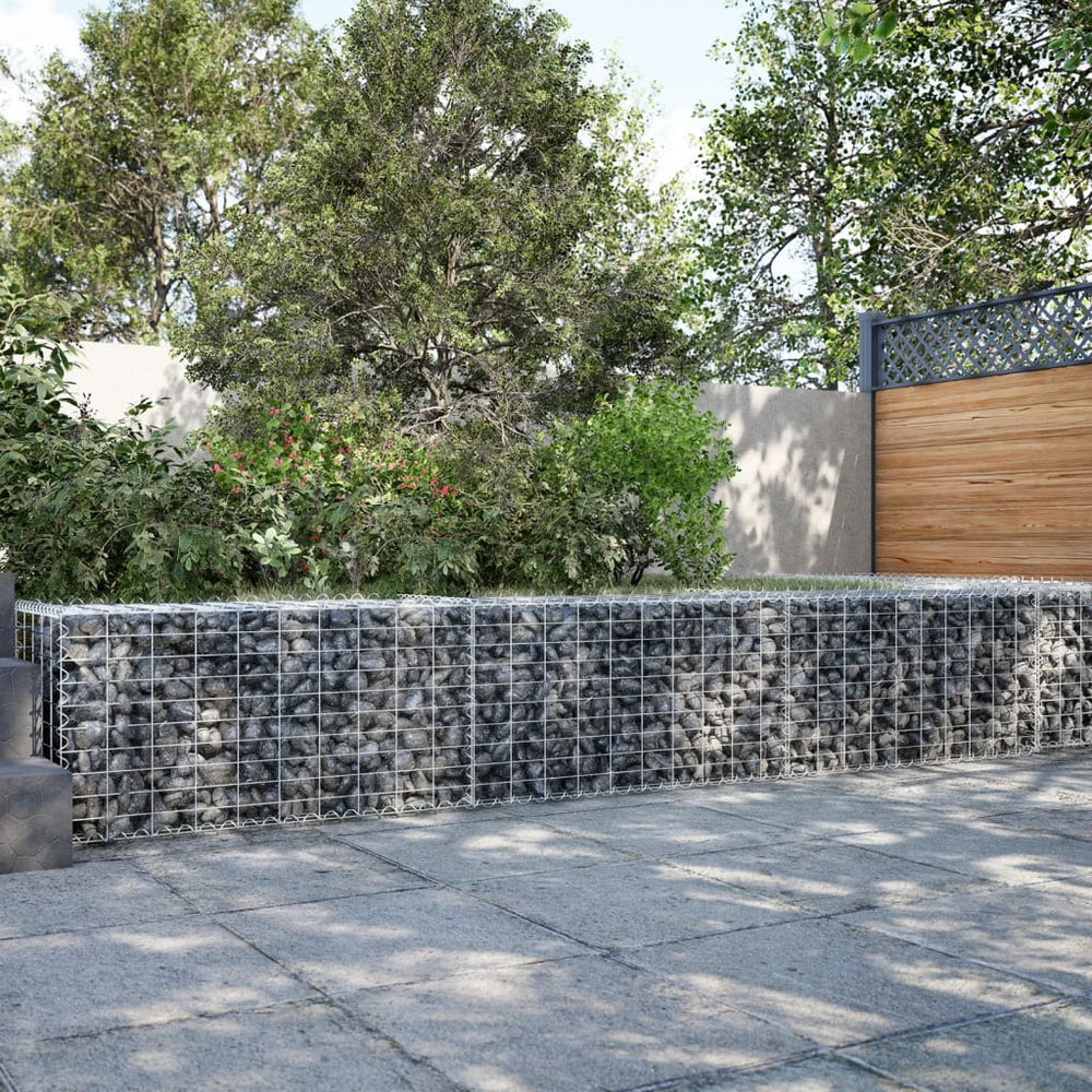Gabione mit Deckel 300x50x50 cm