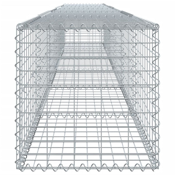 Gabione mit Deckel 600x50x50 cm