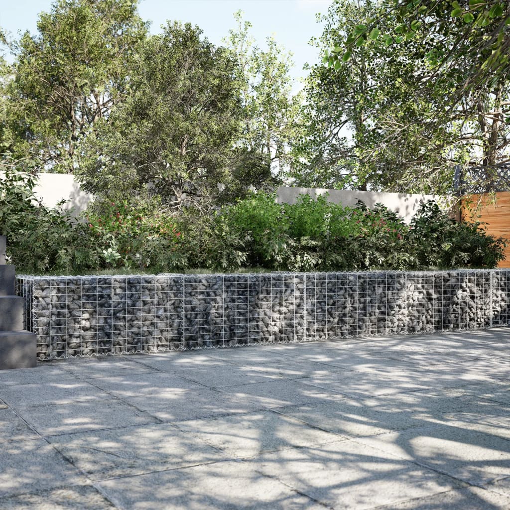Gabione mit Deckel 600x50x50 cm