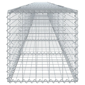 Gabione mit Deckel 900x50x50 cm