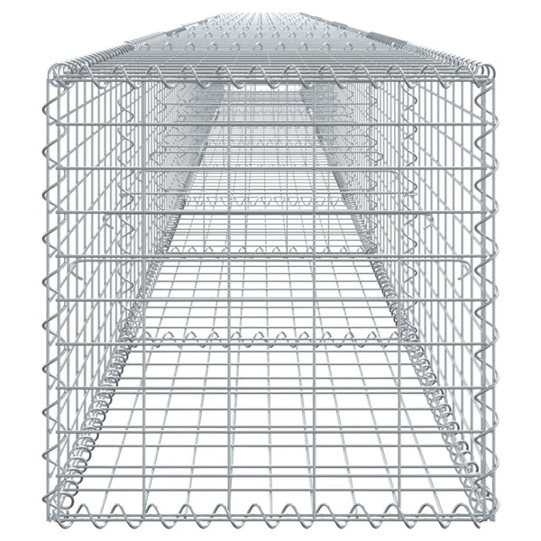 Gabione mit Deckel 900x50x50 cm