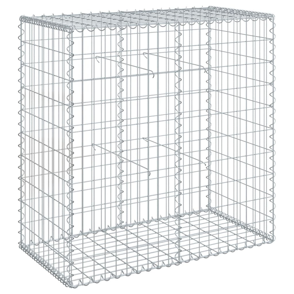 Gabione mit Deckel 100x50x100 cm