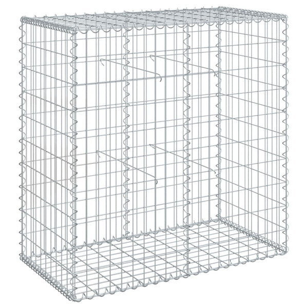 Gabione mit Deckel 100x50x100 cm