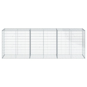 Gabione mit Deckel 300x50x100 cm