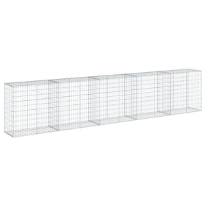 Gabione mit Deckel 500x50x100cm Verzinkt