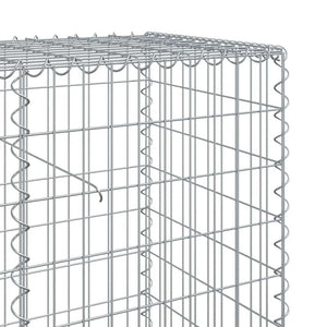 Gabione mit Deckel, 800x50x100 cm, Verzinkt