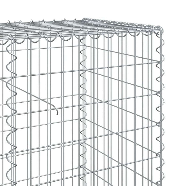 Gabione mit Deckel, 800x50x100 cm, Verzinkt