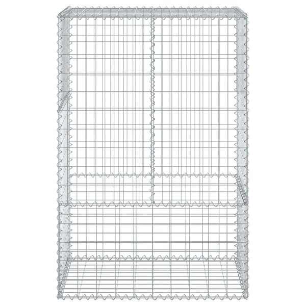 Gabione mit Deckel 100x50x150cm