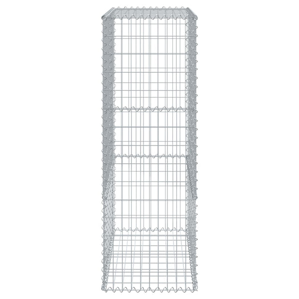Gabione mit Deckel 100x50x150cm
