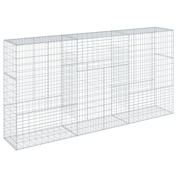 Gabione mit Deckel 300x50x150cm