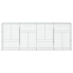 Gabione mit Deckel 400x50x150 cm
