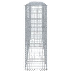 Gabione mit Deckel 400x50x150 cm