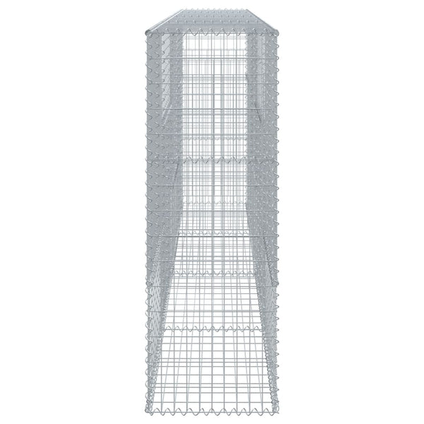 Gabione mit Deckel 400x50x150 cm