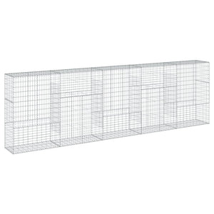 Gabione mit Deckel 500x50x150 cm