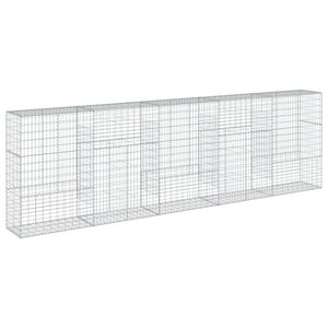 Gabione mit Deckel 500x50x150 cm