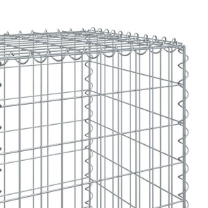 Gabione mit Deckel, 110x50x150 cm, Verzinkt