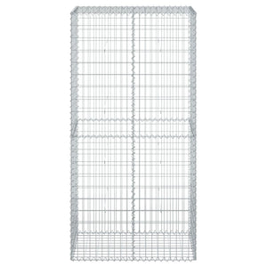 Gabione mit Deckel 100x50x200 cm