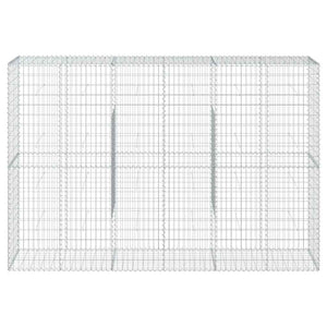 Gabione mit Deckel 300x50x200 cm