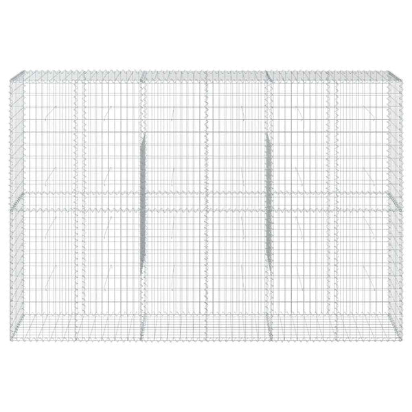 Gabione mit Deckel 300x50x200 cm
