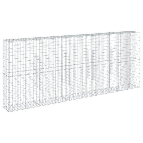 Gabione mit Deckel 500x50x200 cm