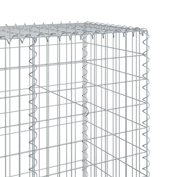 Gabione mit Deckel 500x50x200 cm