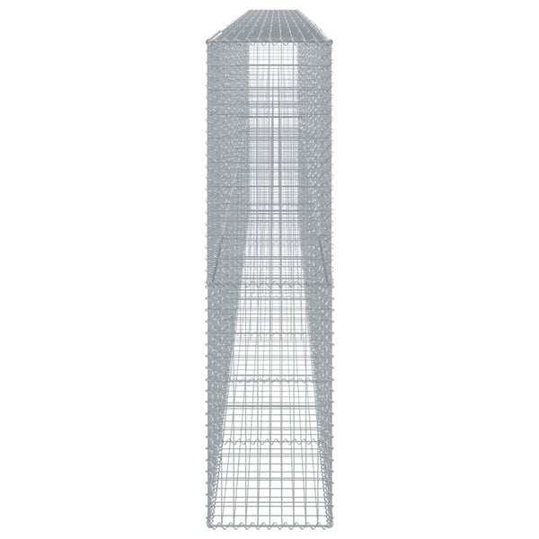 vidaXL Gabionenkorb avec couvercle 800x50x200 cm Fer galvanisé