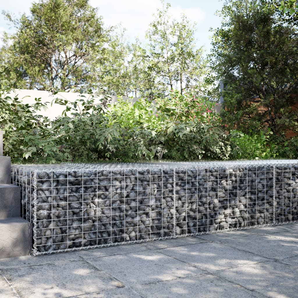 Gabione mit Deckel 200x100x50cm